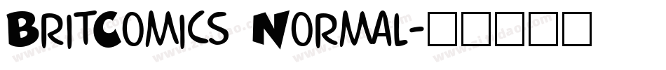 BritComics Normal字体转换